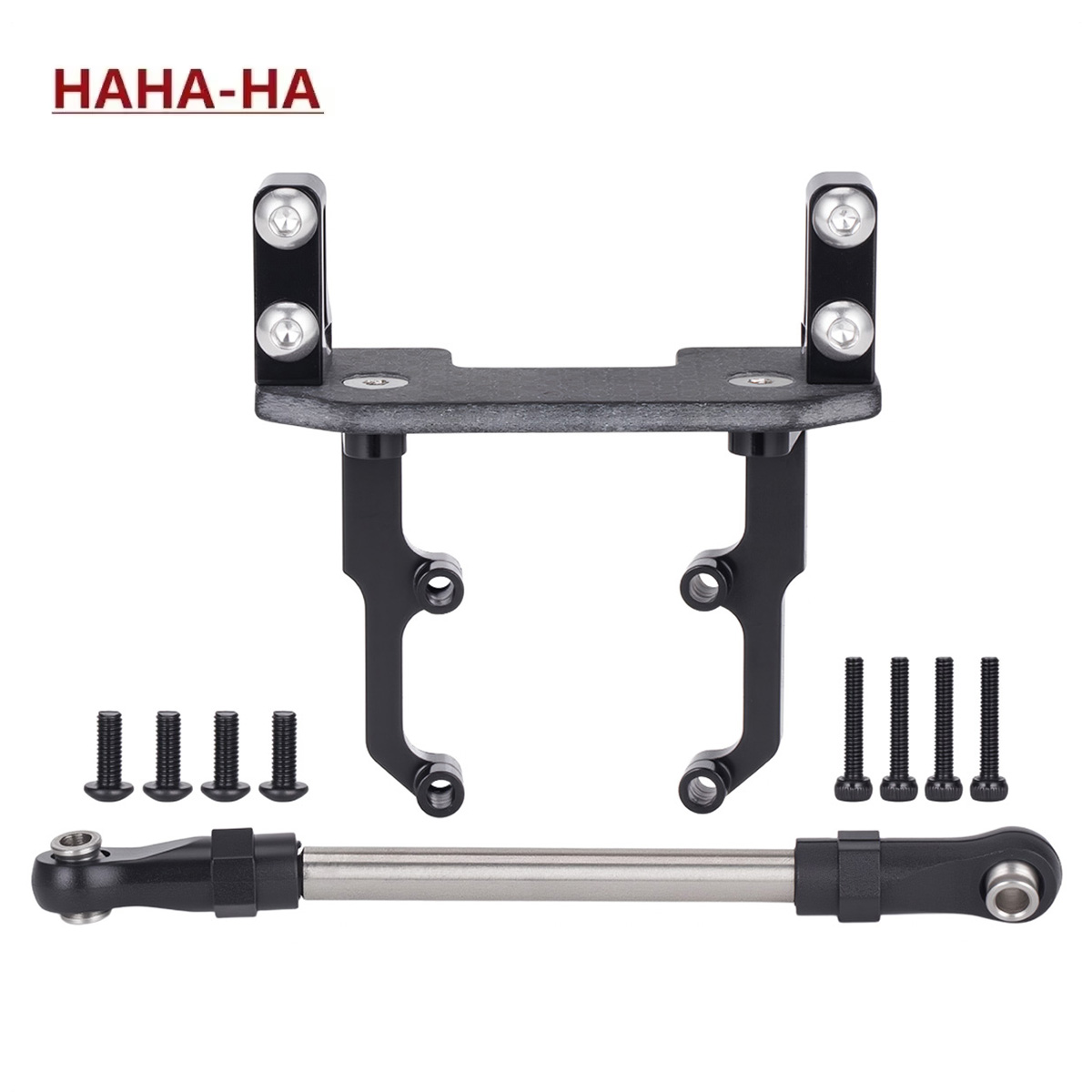 Rc Crawler Axle Parts - Aluminiumlegering Servo Mount Basisstandaard met Stuurverbinding