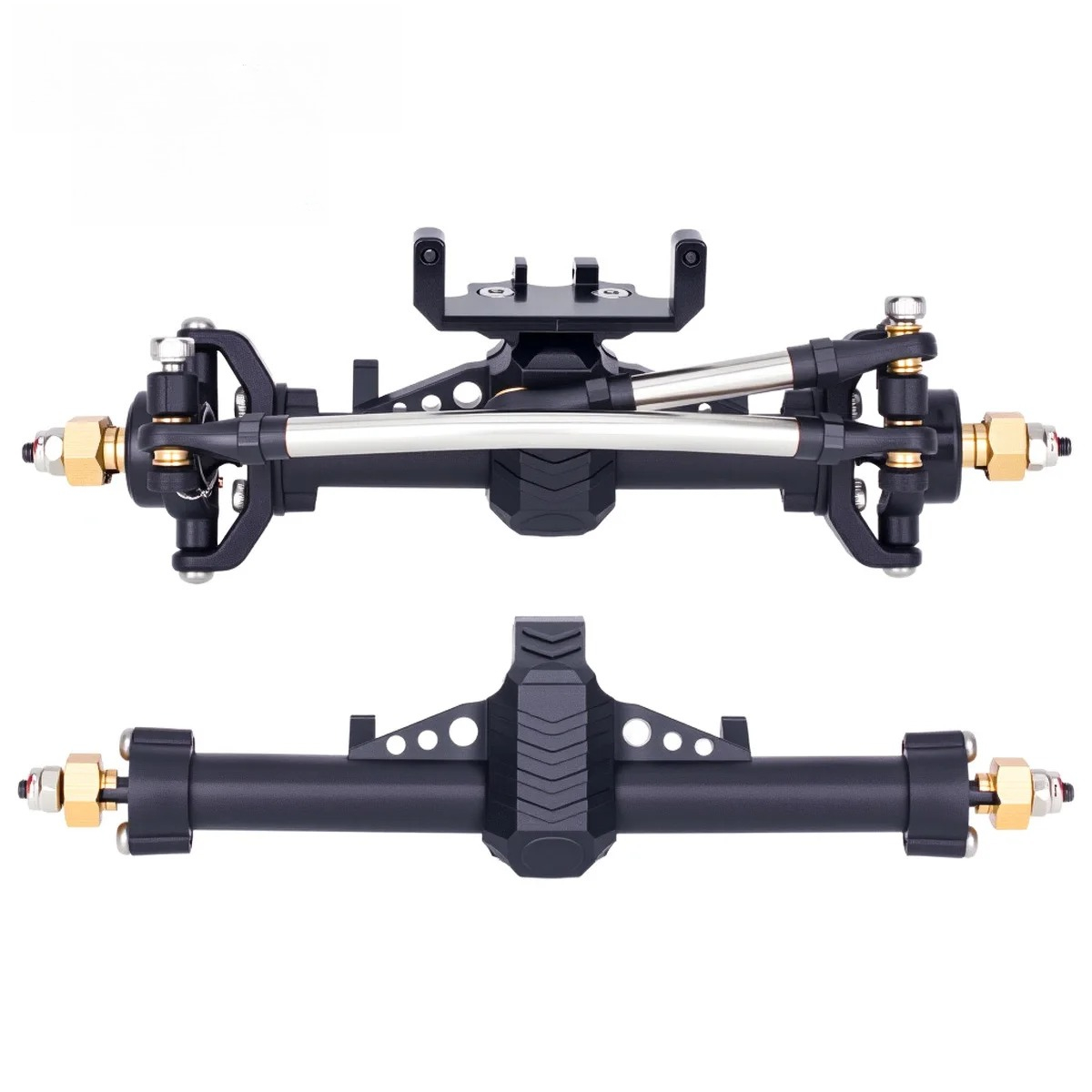 Rc Crawler Axle Parts - Plastic SCX24 Voor- en Achteras Set