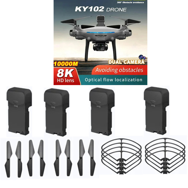 KY102 Drone Batterij Propeller - Drone Ky102 Rc recensie en prijs