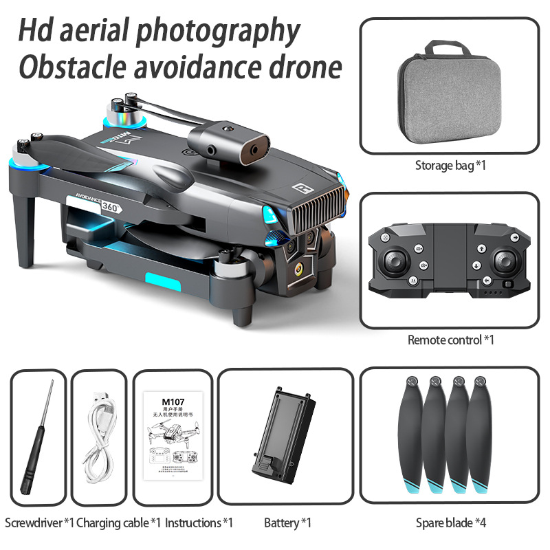 M107 opvouwbare RC-drone - dub - Drone Rc Foldable recensie en prijs