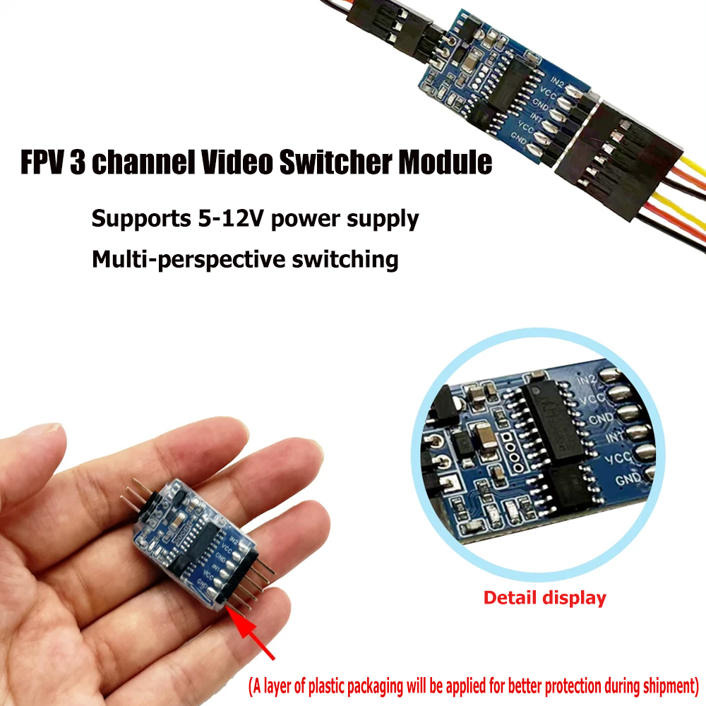 5.8G 3 Kanaals Video Switcher  - Drone Rc Camera recensie en prijs