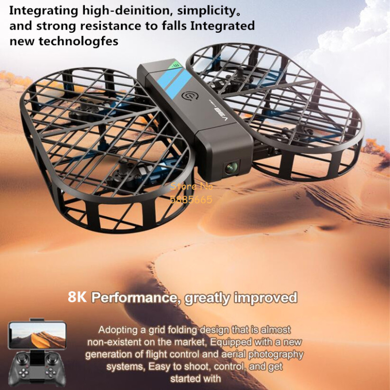 8K HD-camera 360° °   Bescherm - Drone Rc Foldable recensie en prijs