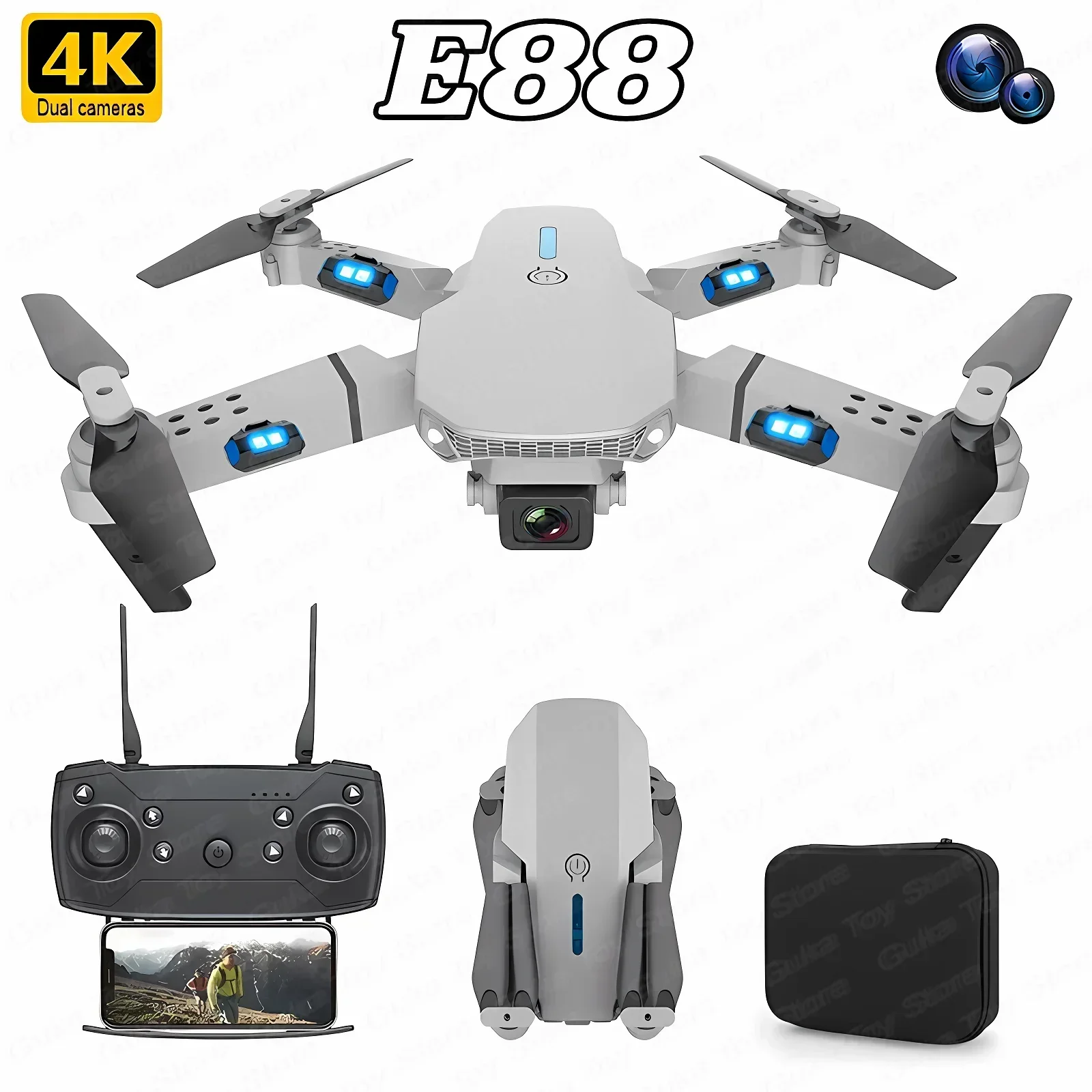 E88 Pro WIFI FPV Drone Grootho - Drone Rc Foldable recensie en prijs