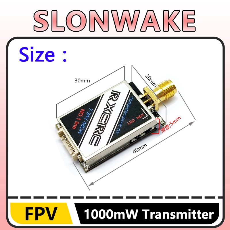 SLONWAKE 5.8G 48CH 1W VTX 100/ - Drone Rc Camera recensie en prijs