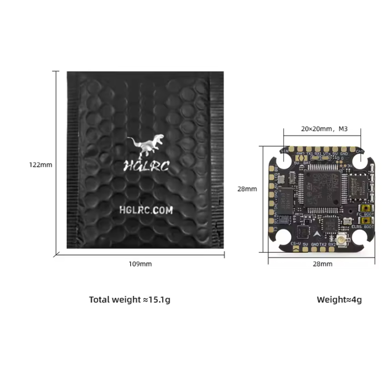 HGLRC SPECTER F722 Lite Flight - Betaflight Flight Controller recensie en prijs