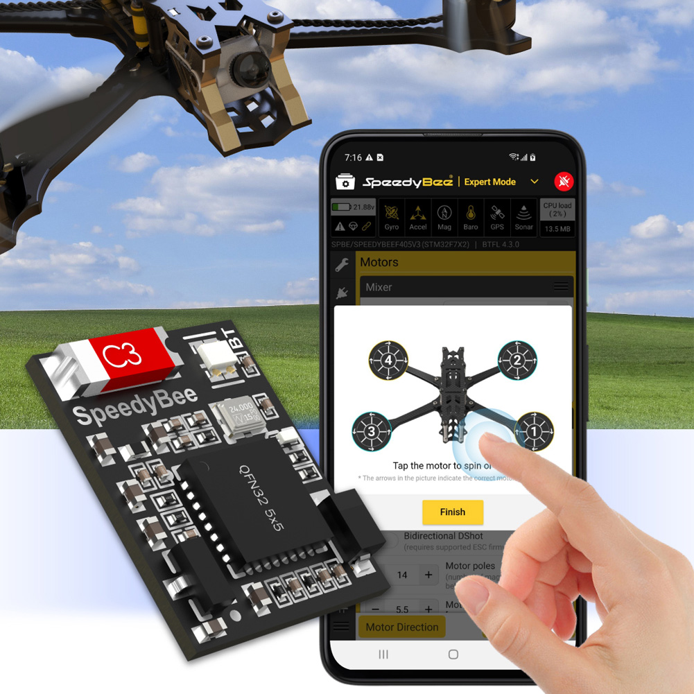 SpeedyBee BT Nano 3 Bluetooth  - Betaflight Flight Controller recensie en prijs