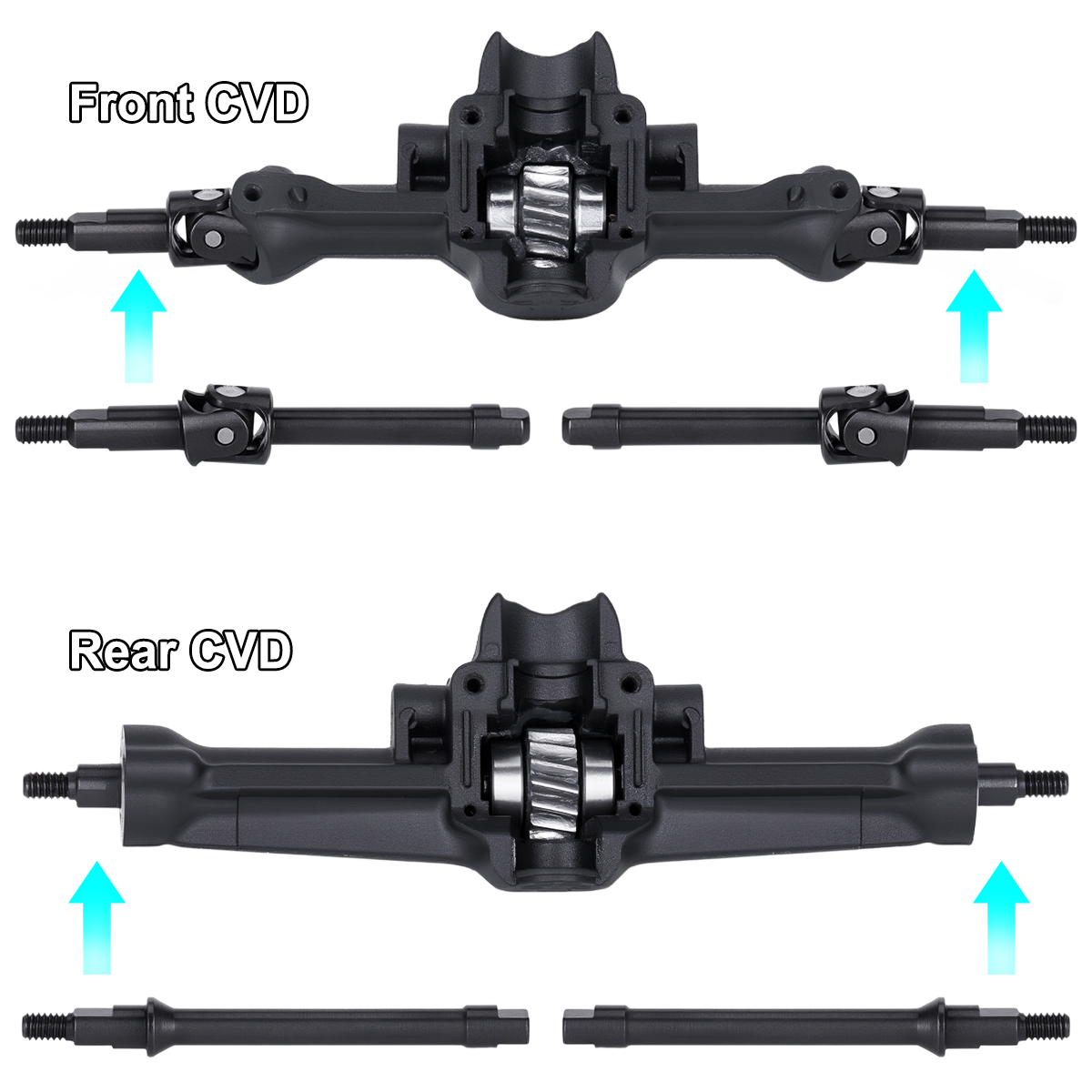 4 stuks stalen voor- en achter - Rc Crawler Axle Parts recensie en prijs
