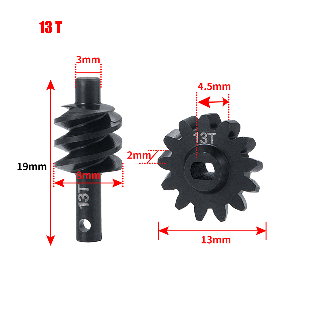YEAHRUN 12 T/13 T/14 T/16 T/18 - Rc Crawler Axle Parts recensie en prijs