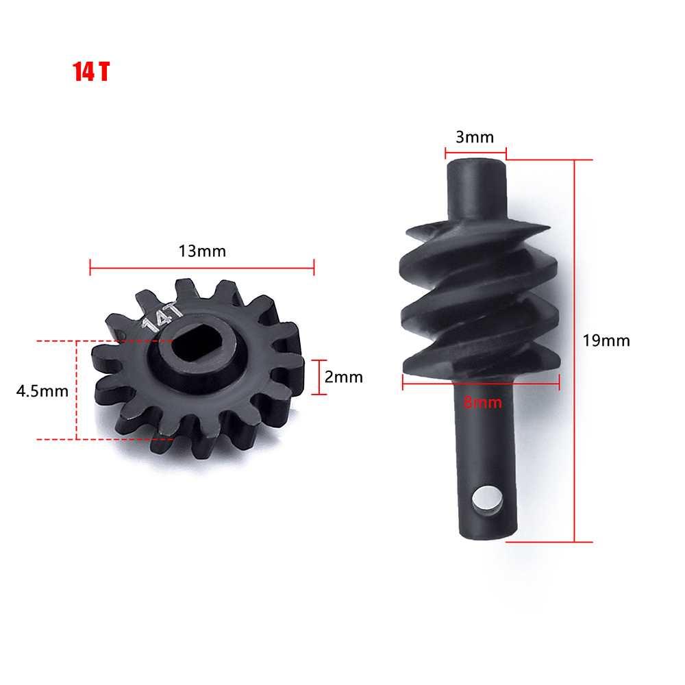 YEAHRUN 12 T/13 T/14 T/16 T/18 - Rc Crawler Axle Parts recensie en prijs